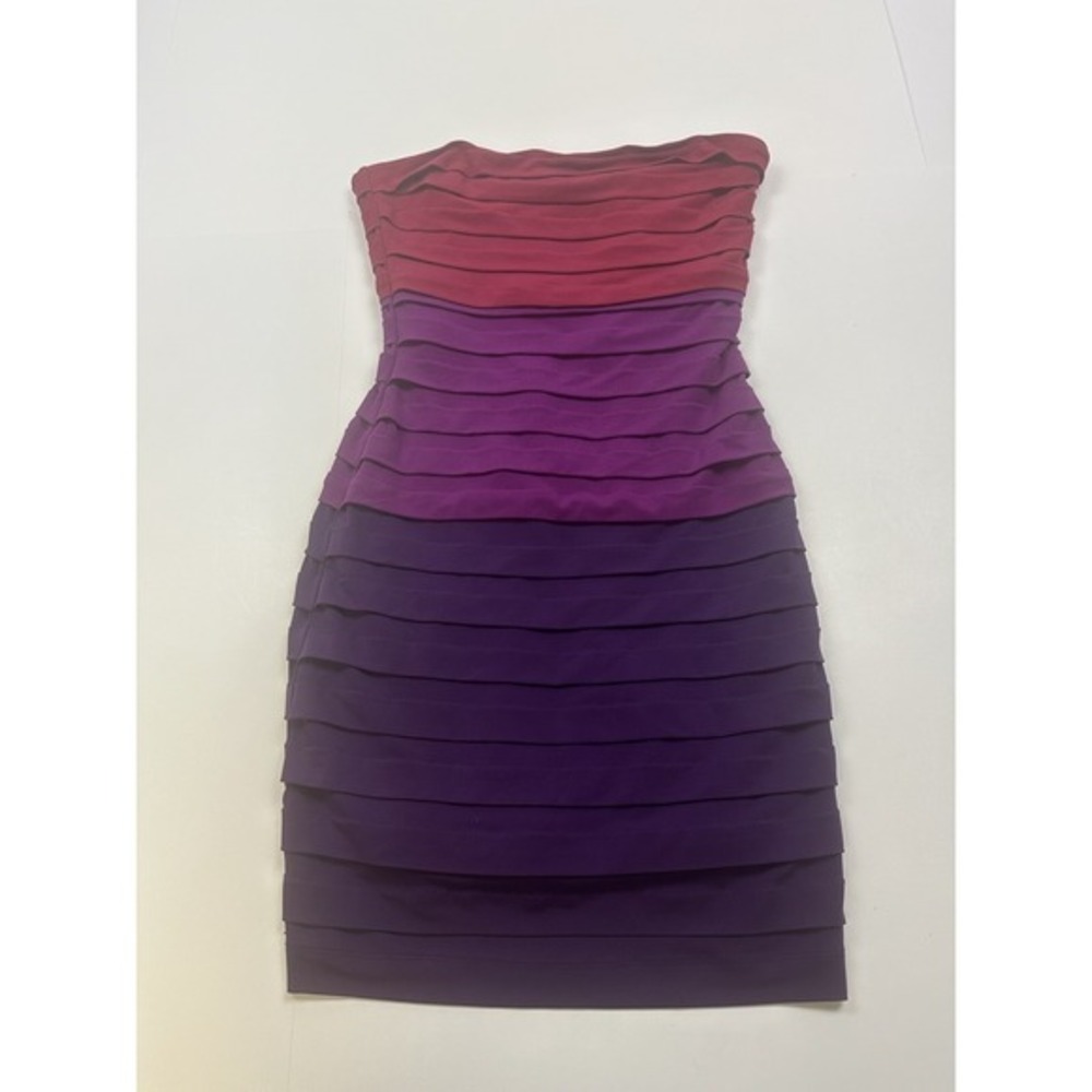 NWT! Max and Cleo Strapless Lipstick Red Formal Prom "Suzy" Dress Size 2